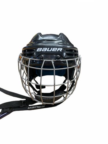 Bauer Prodigy Youth Hockey Helmet with Cage - Black