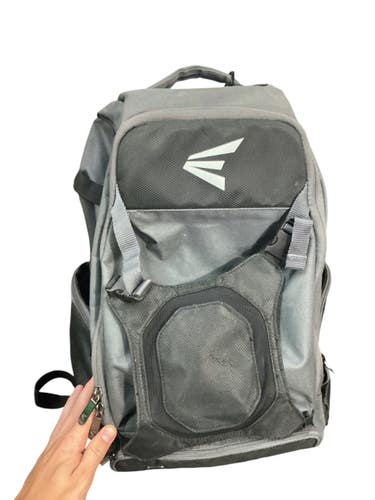 Used Easton BACK PACK BB/SB Player Carry Bag Grey 10743-C000488649