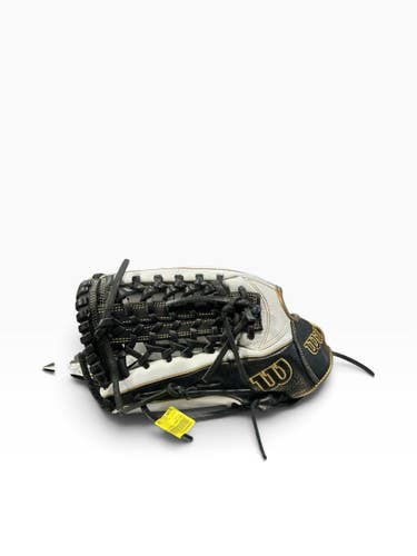 Used Wilson A10LF22T125 BB/SB Glove LH Throw White 12 1/2" 10743-C000493141