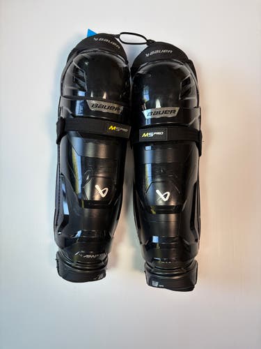 New 17" Senior Bauer Supreme M5 Pro Hockey Shin Pads