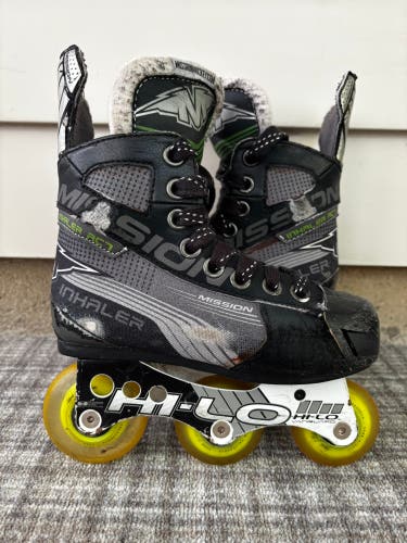 Mission Inhaler AC7 Inline Skates Wide Width Size 12 (Used)