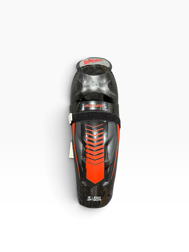 Used Bauer LIL SPORT Junior Shin Guards Black 12" 11375-S000381578