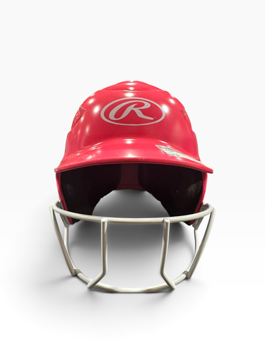 Used Rawlings Batting Helmet w/Mask Pink SM 11375-S000381669