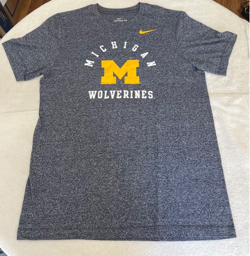 Nike Michigan Wolverines Men’s Large Tee College Sportswear Athleisure NCAA