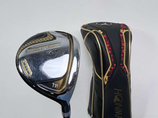 Honma Beres 07 3-Star 7 Fairway Wood 21* ARMRQ 3 Star 47g Regular RH HC