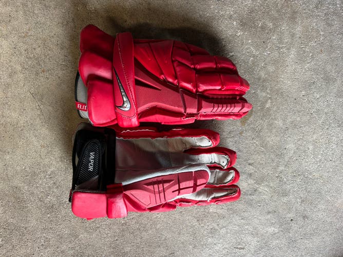 Nike Vapor Elite Lacrosse Gloves (Used)