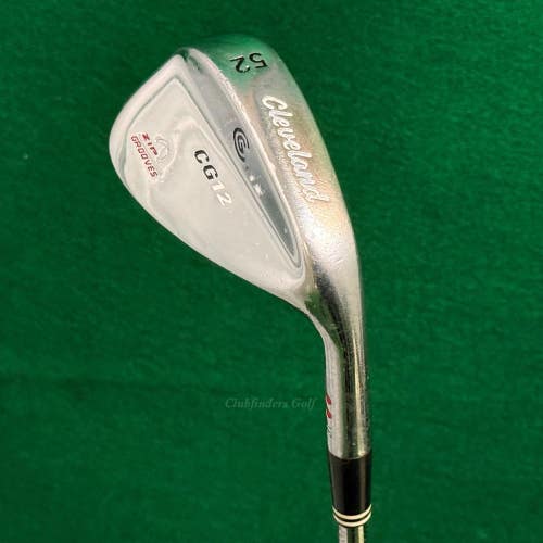 Cleveland CG12 Chrome 52-10 52 Gap Wedge Dynamic Gold Steel Wedge Flex