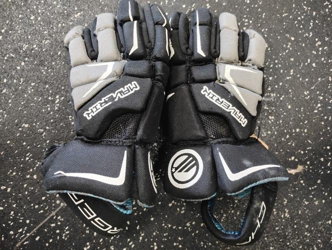 Used Maverik CHARGER Lacrosse Gloves Junior Black 10" 11849-S000043660