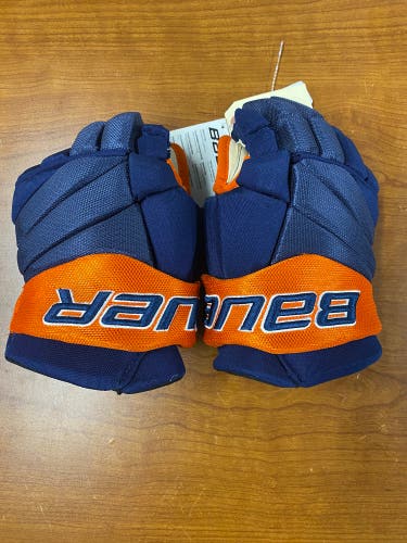 Blue Junior Bauer Vapor Pro Team Gloves 12" (New)