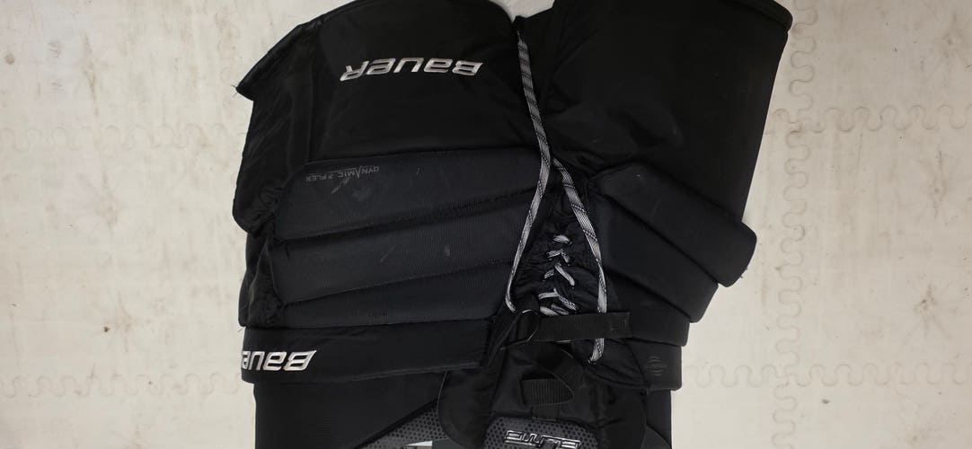 Used Senior XL Bauer Elite Goalie Pants – Black