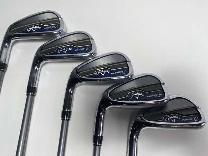 LEFTY Callaway Paradym X Iron Set 6-PW Project X HZRDUS 5.5 65g Regular LH