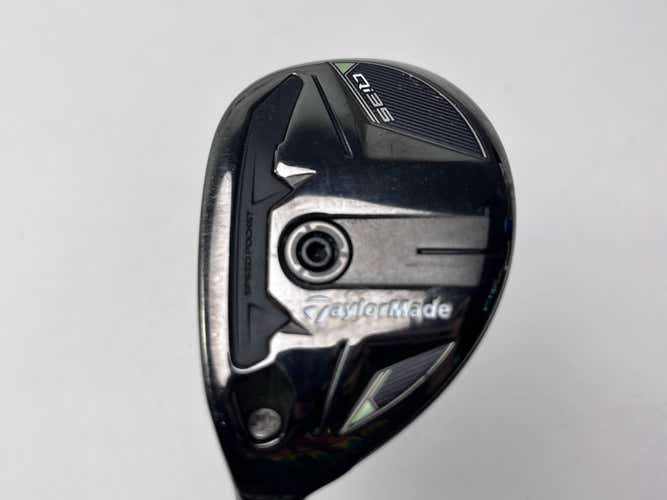 LEFTY TaylorMade Qi35 Rescue 3 Hybrid 19* Kai'li Blue 85g Stiff Graphite Mens LH