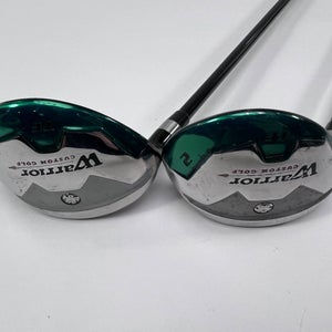 LEFTY Warrior Custom Golf TE Hybrid 2 & 4 Hybrid Set 18* | 22* Regular LH