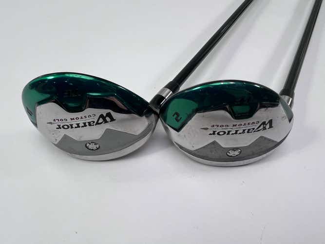LEFTY Warrior Custom Golf TE Hybrid 2 & 4 Hybrid Set 18* | 22* Regular LH