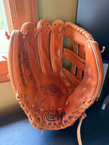 Rawlings C100-XL LH Baseball Glove – Vintage Style Leather – Great Condition