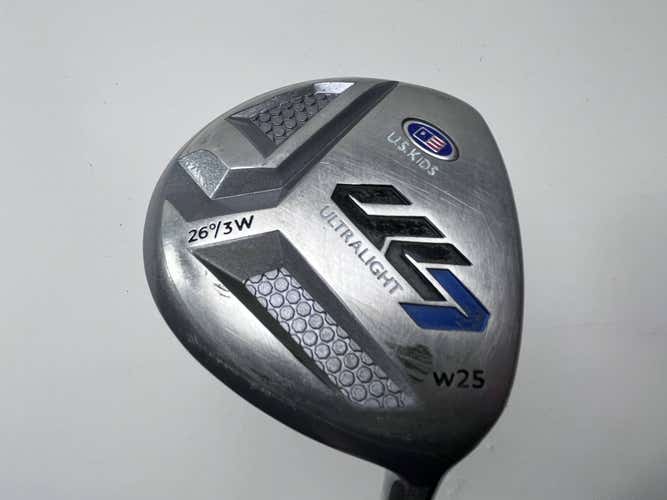 US Kids UL7 3 Fairway Wood 26* Ultralight 45"Blue Youth Graphite Junior RH