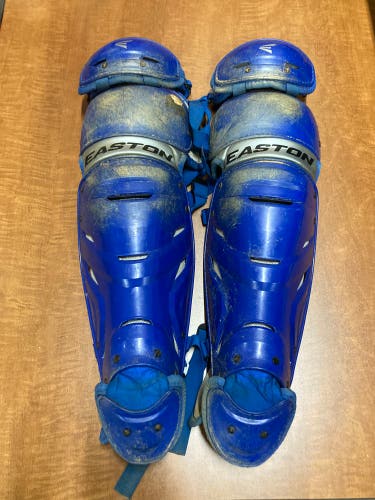Blue Adult Easton Catcher's Leg Guard (Used) Pro-X