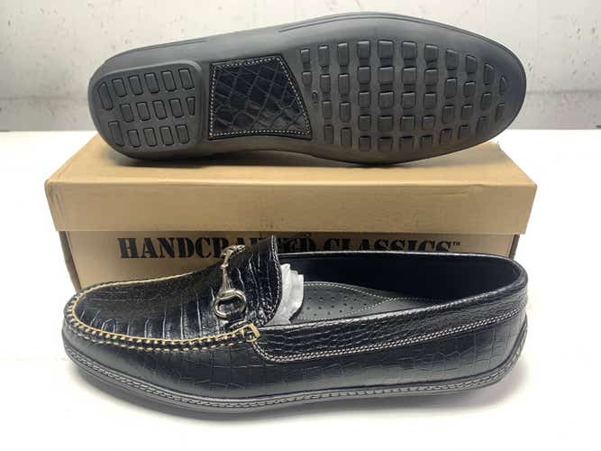 T.B. PHELPS Bit Driver Loafers Black Men's SZ 14 W NIB