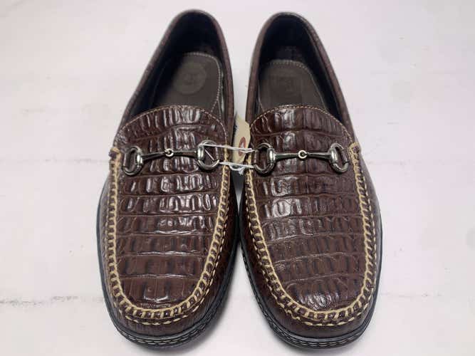 T.B. PHELPS Bit Driver Loafers Brown Men's SZ 10