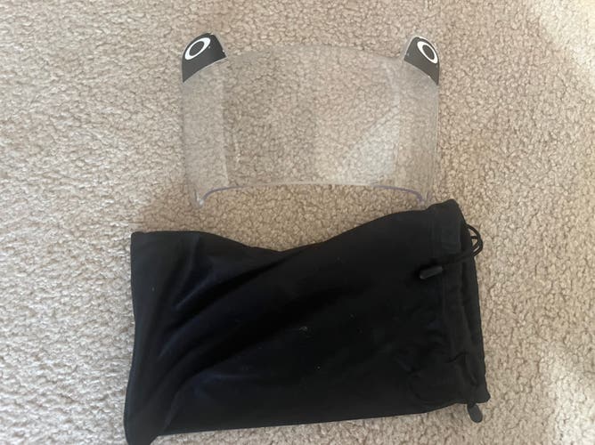 Clear Oakley Pro Football Shield (New)