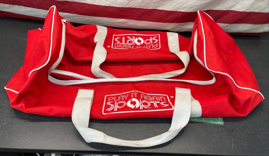 Play it Again Sports Travel Carry Bag RED 36” repaired vintage 90’s PIAS