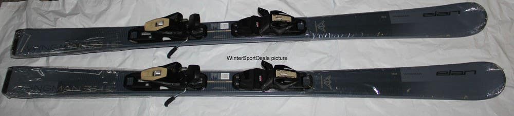 NEW 2027 Elan Wingman 168cm skis men's bl with EL 9.0 GW adjustable bindings