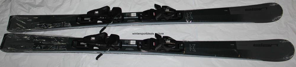 NEW 2027 ELAN Wildcat 75 skis women's 146cm bkwith EL 9.0 GW adjustable bindings