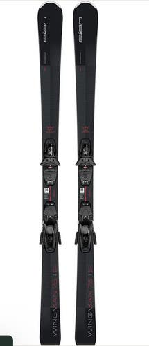 NEW 2027 Elan Wingman 168cm skis men's black with EL 9.0 GW adjustable bindings