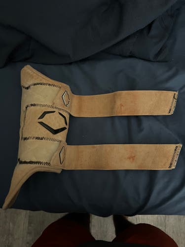 White Senior EvoShield Leg guard Shin Guards (Used)