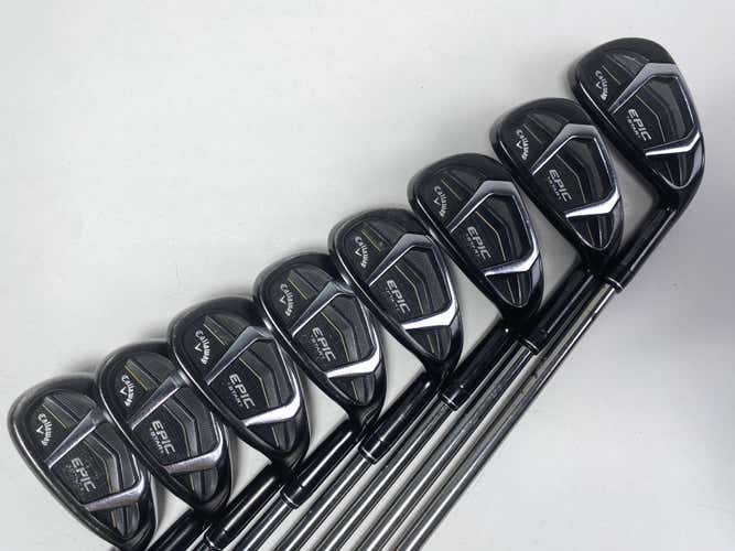 Callaway EPIC Star Iron Set 6-PW+AW+GW+SW Grand Bassara 55g Regular RH +2''