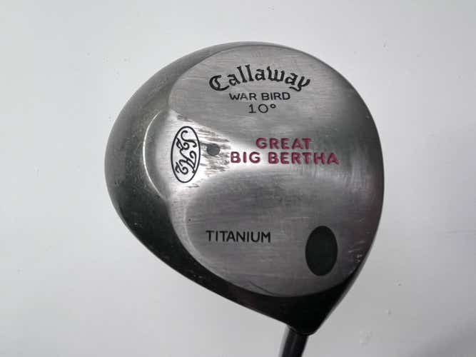 Callaway Original Great Big Bertha Driver 10* GBB System 60 60g Senior RH