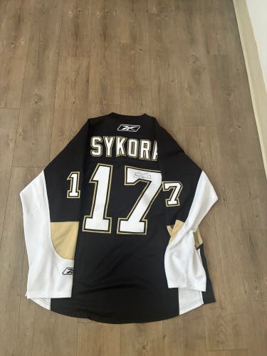 Signed Petr Sykora Pittsburgh Penguins Jersey - XL - Excellent Condition