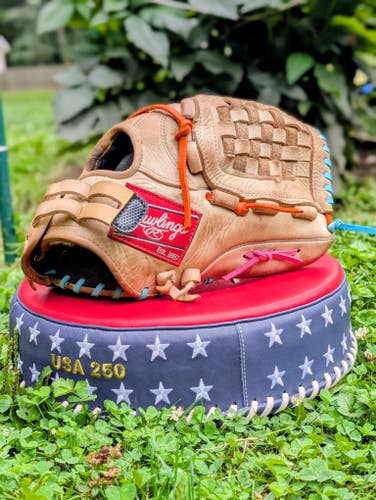 Rawlings Gold Glove Elite GGFP120CC 12" Softball Infielders Glove Custom Relace