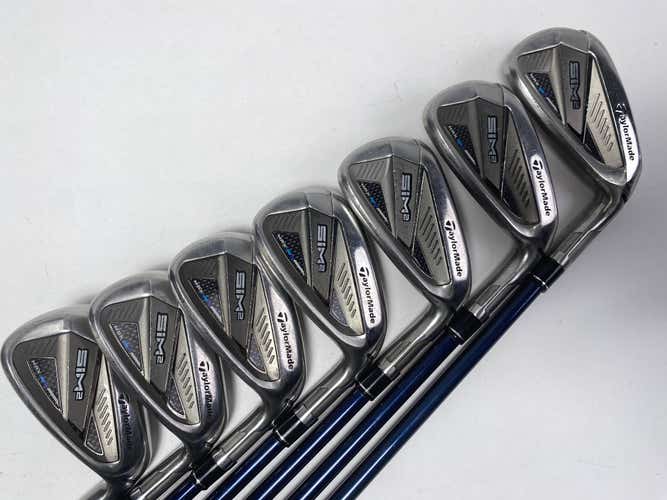 TaylorMade SIM2 MAX Iron Set 5-PW+AW Fujikura Ventus Blue 5A Senior RH
