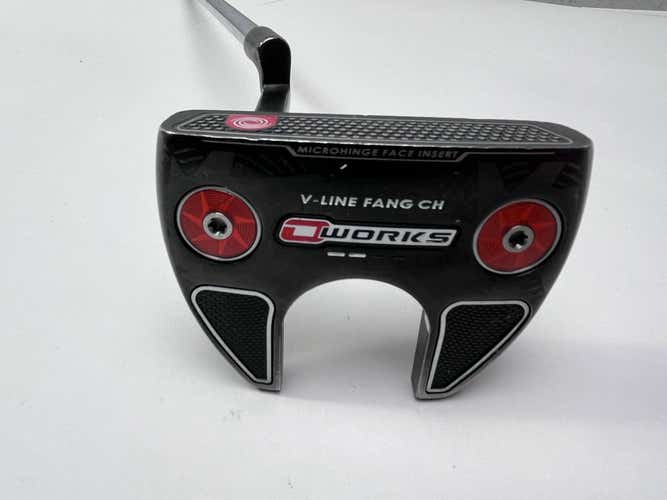 LEFTY Odyssey O-Works V-Line Fang CH Putter 33" Mens LH