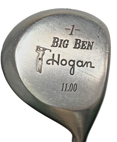 Hogan Big Ben Metal Driver 11* Men's RH Grafalloy Regular Graphite 44" Nice