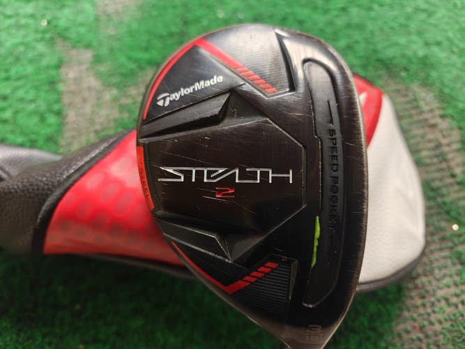 Taylormade Stealth 2 3H 3 Hybrid Stiff Flex Driver Ventus TR 7S w Headcover