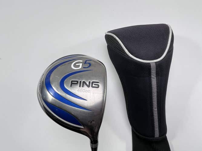 Ping G5 Driver 9* Aldila NV Green 65g Stiff Graphite Mens RH HC