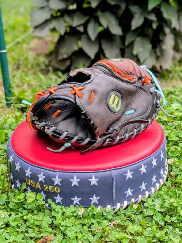Wilson A1860PRO18 Baseball Catchers Glove Custom Relace Fall Ball