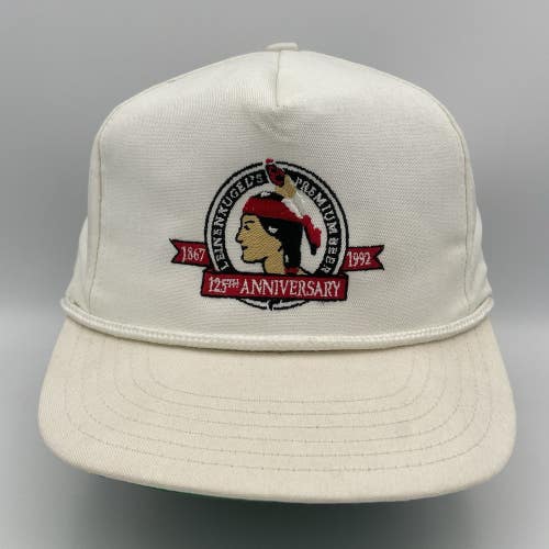 Vintage Leinenkugels Beer 125th Anniversary Hat Cap Snapback Embroidered USA