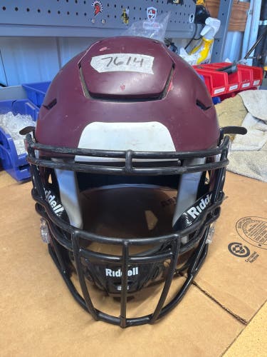 USED RIDDELL FLEX ADULT HELMET - MEDIUM - FLAT MAROON