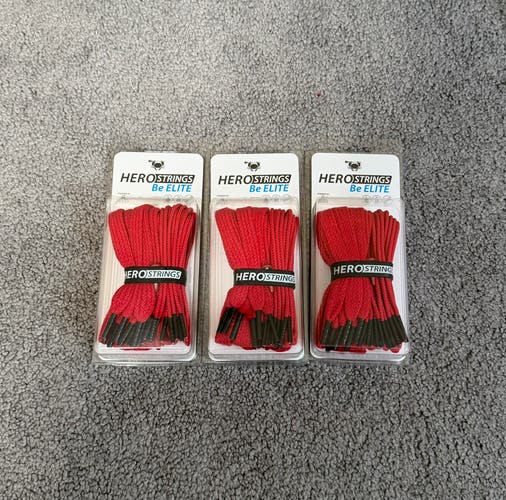 ECD East Coast Dyes Hero Strings 3 Pack Bundle Red New