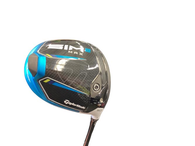 Used Taylormade SIM 2 MAX Mens Driver RH 9.0 Degree 11846-S000109873