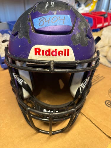 USED RIDDELL FLEX ADULT HELMET - MEDIUM - FLAT PURPLE METALLIC