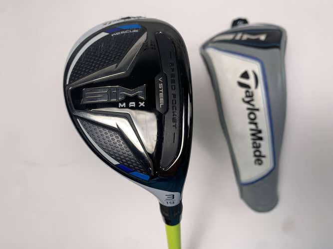 TaylorMade SIM MAX 3 Hybrid 19* UST Mamiya ProForce V2 85F5 Extra Stiff RH HC