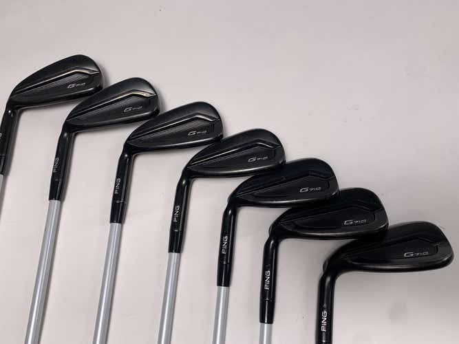 LEFTY Ping G710 Iron Set 5-PW+SW Black Dot ULT240 Lite Ladies Graphite Womens LH