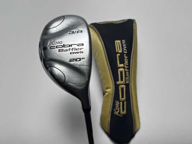 Cobra Baffler DWS 3 Hybrid 20* Aldila NV HL 65g Stiff Graphite Mens RH HC