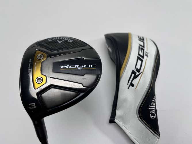 LEFTY Callaway Rogue ST Max Draw 3 Fairway Wood 16* Helium 5F2 Senior LH HC
