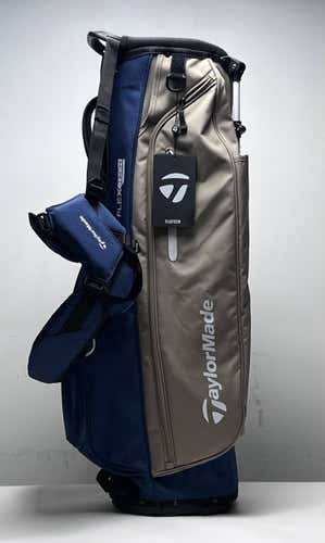 TaylorMade Flex Tech Carry Bag Brown 4-Way Divide Dual Strap Golf Bag NEW