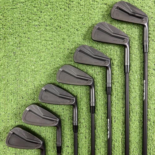 Sub 70 659 CB Black Iron Set 5-PW AW Fujikura Axiom Velocore Pured Extra Stiff